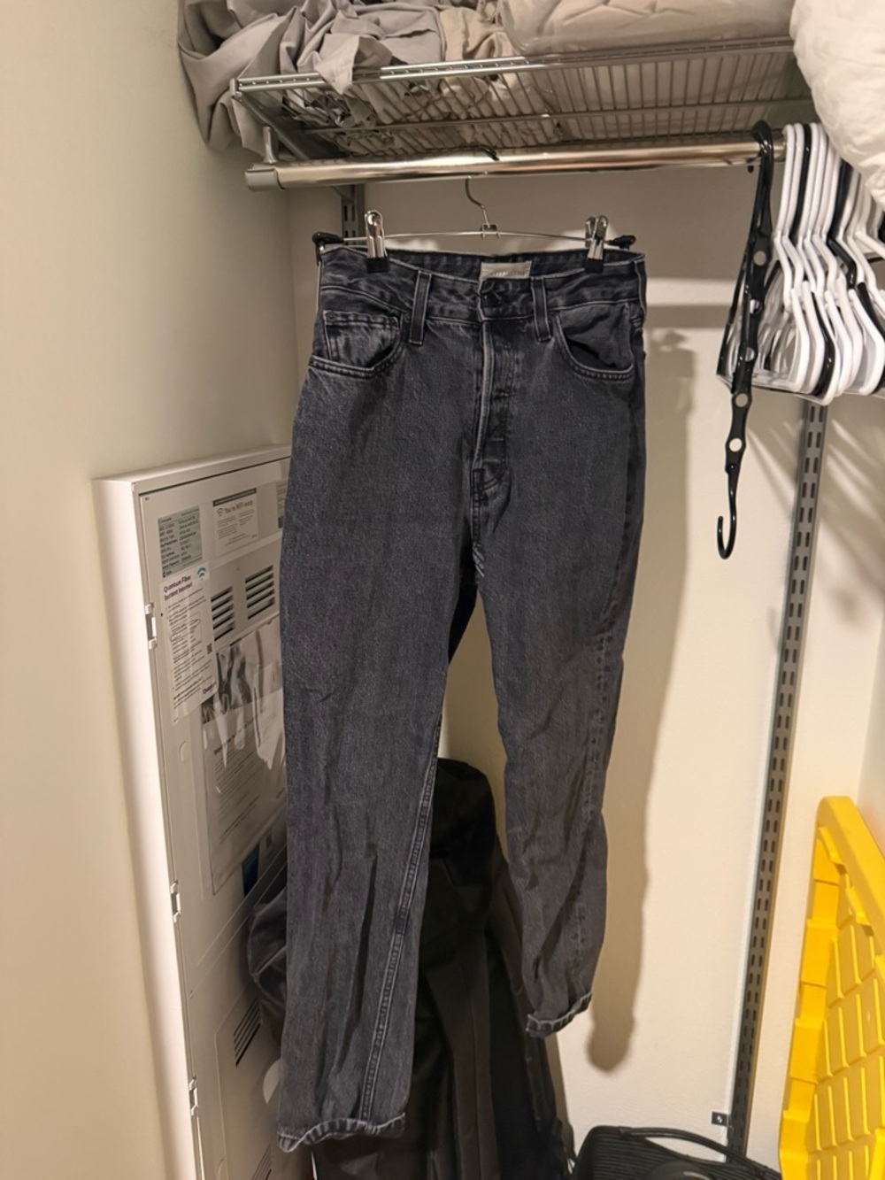 Everlane Black Straight-Leg Jeans